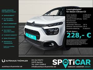 Citroën C3 PureTech 83 Max Navi LED Apple CarPlay Androi