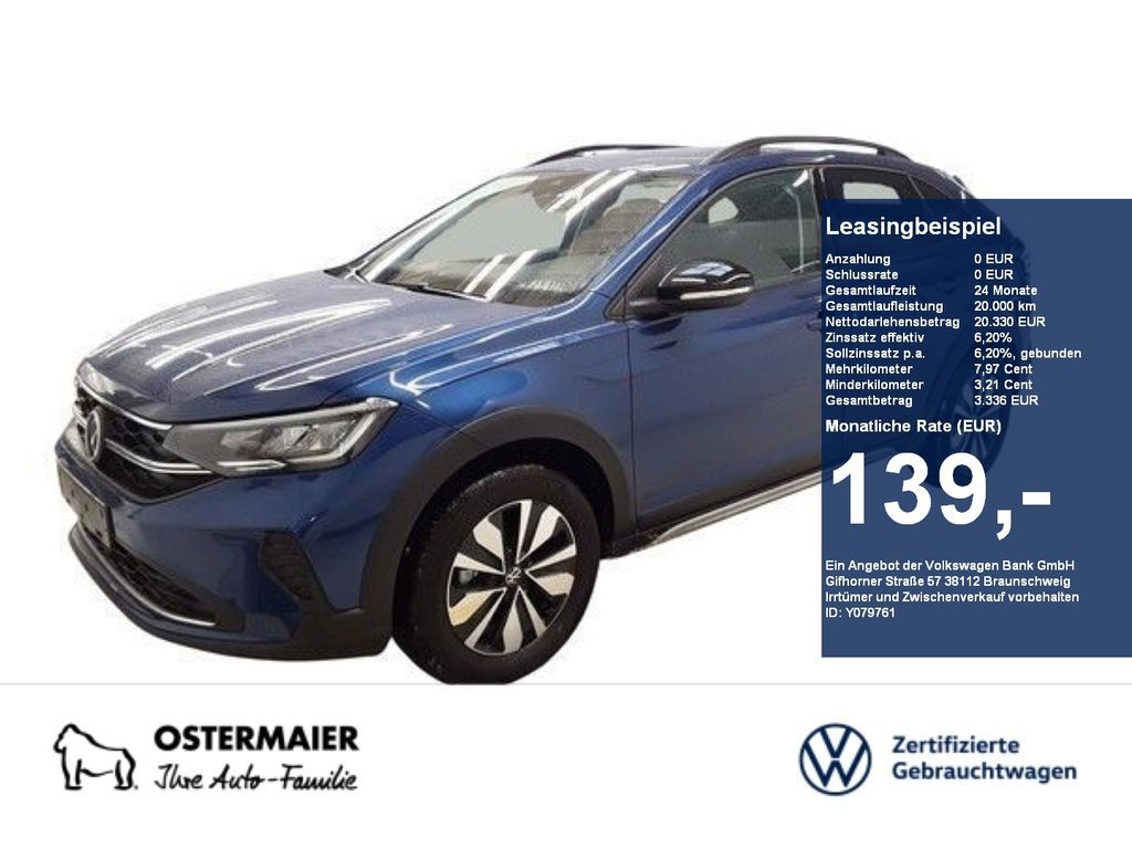 Volkswagen Taigo GOAL 1.0TSI 95PS NP.31T NAVI.LED.SHZG.5JG. Leasing