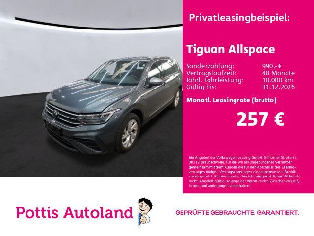 Volkswagen Tiguan Allspace 1.5 TSI DSG LIFE AHK NAVI SITZHZ Leasing