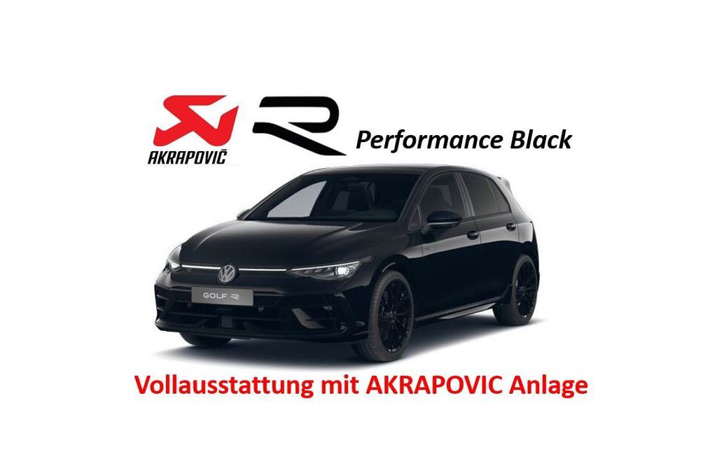 Volkswagen Golf R Black Performace Voll mit AKRAPOVIC Anlag Leasing