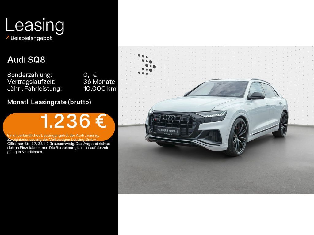 Audi SQ8 Stand*Air*B&O*HuD*Pano*Sitzbel.*Matrix*360° Leasing
