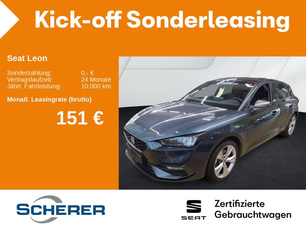 Seat Leon FR 2.0 TDI DSG NAVI RFK CARPLAY SHZ GJR Leasing