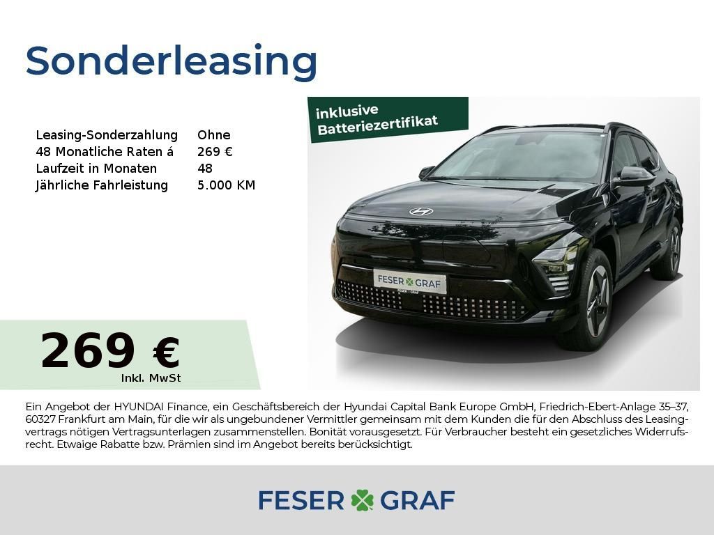 Hyundai Kona TREND NAVI CAM SHZ LHZ CARPLAY LED KLIMA Leasing