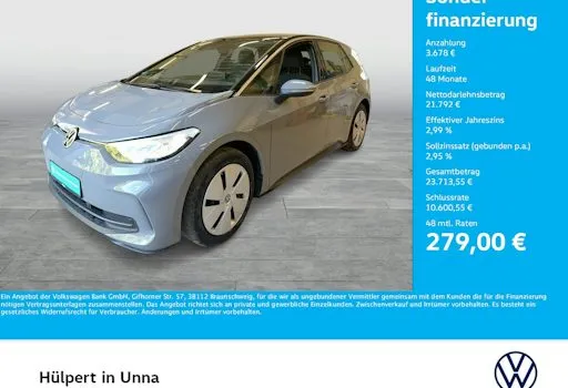Volkswagen Id3-neo Pro 58 KWh 150 KW Pro 5dr