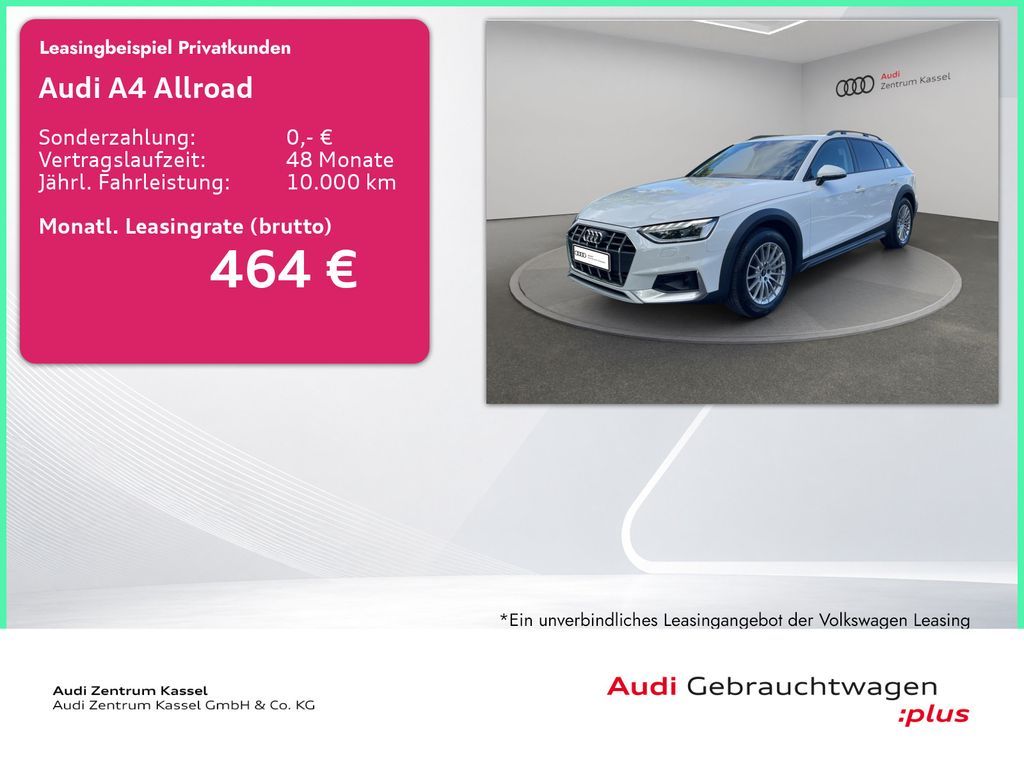 Audi A4 allroad 40 TDI qu. LED Kamera Navi Carplay Leasing