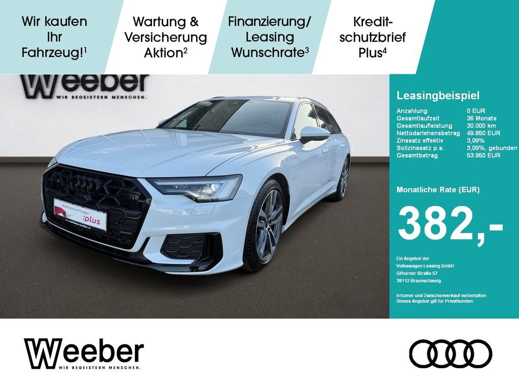 Audi A6 Avant S line *5J GAR*360° CAM*MATRIX*HUD*BLAC Leasing