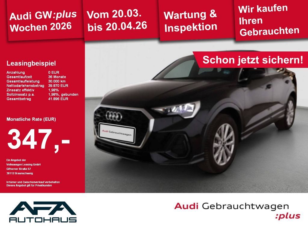 Audi Q3 Sportback 40 TFSI qu. S tr. RFK*ACC*Leder*Nav Leasing