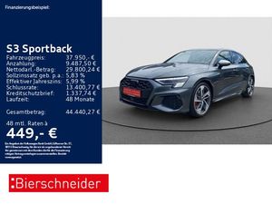 Audi S3 Sportback TFSI Black 19 MATRIX HuD CAM NAVI