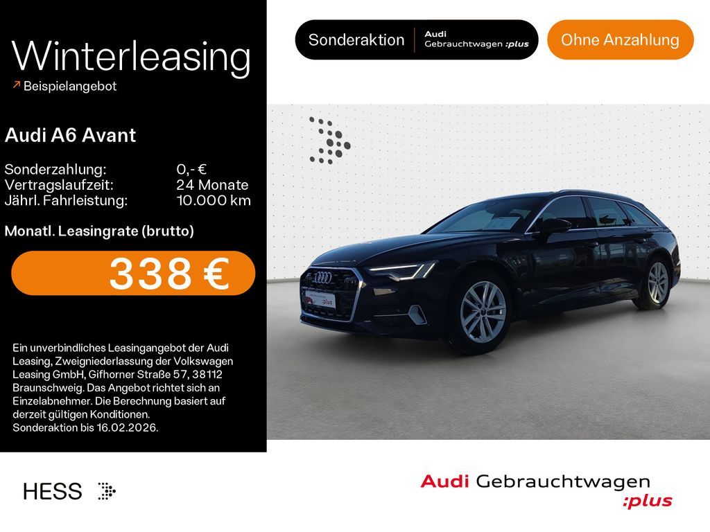 Audi A6 Avant 40 TDI advanced *AHK*LEDER*NAVI-PLUS*LE Leasing