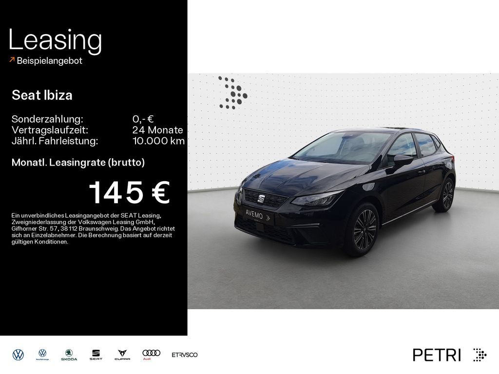 Seat Ibiza Road Edition 1.0 TSI 85 kW *Kessy*SH*NS* Leasing