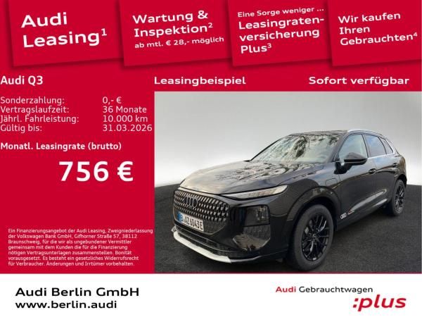 Audi Q3 e-hybrid S tronic Leasing