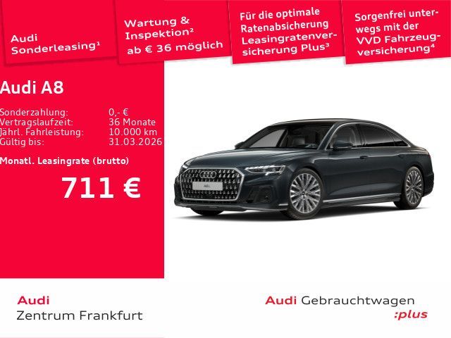 Audi A8 L 60 TFSI e quattro tiptronic MatrixLED Luft Leasing