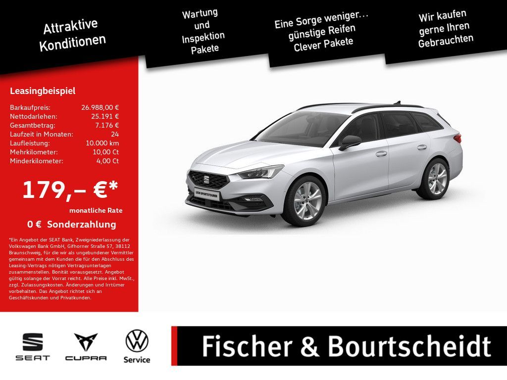 Seat Leon Sportstourer TSI 1.5 TSI 110 kW FR ACC LED Leasing