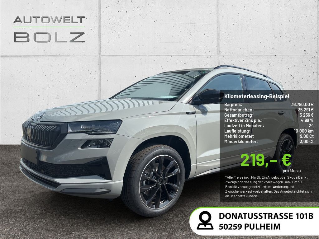 Skoda Karoq 1.5 TSI Sportline ACC NAVI MATRIX-LED AHK Leasing