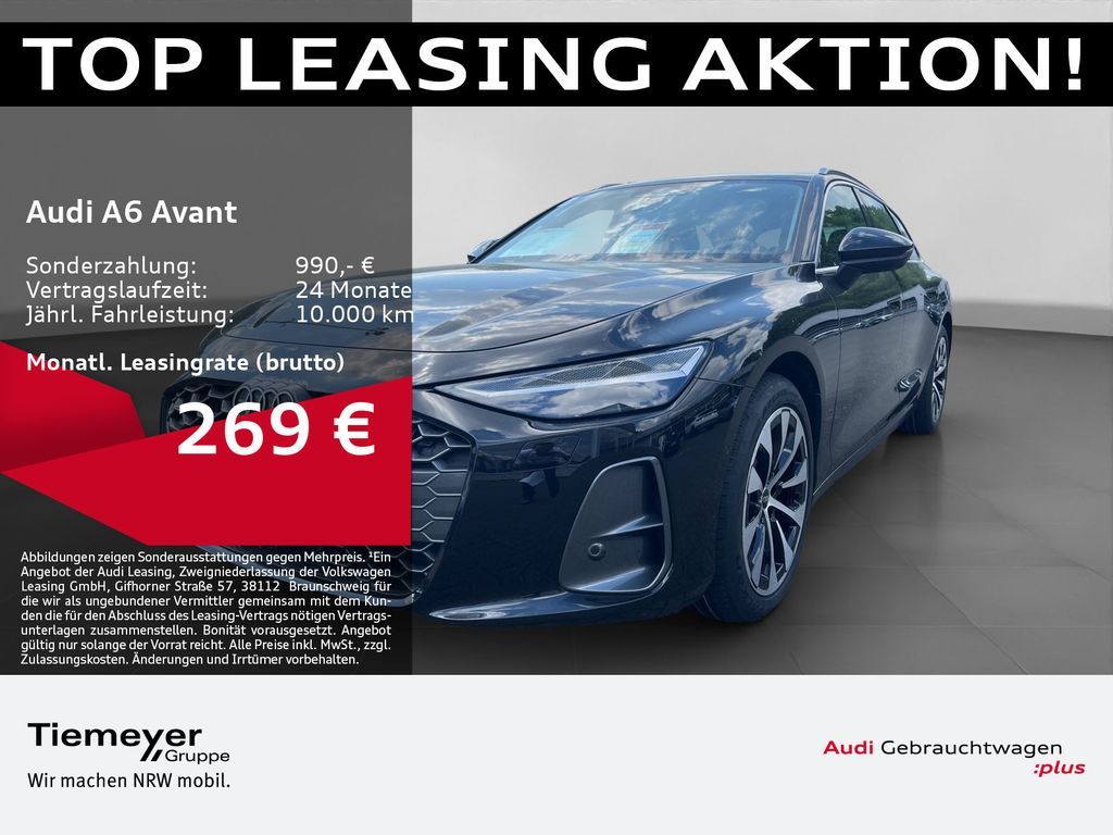 Audi A6 Avant TDI Q NEUES MODELL MATRIX LM19 ASSIST A Leasing