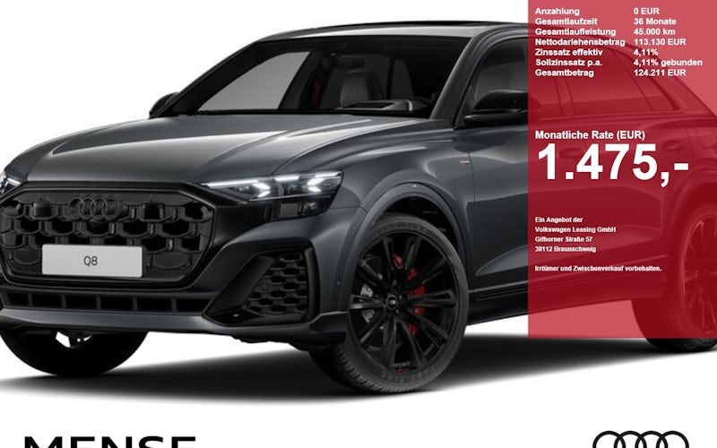 Audi Q8 E-hyb. 360 KW Quatt Tip S Line Business 5dr Kauf