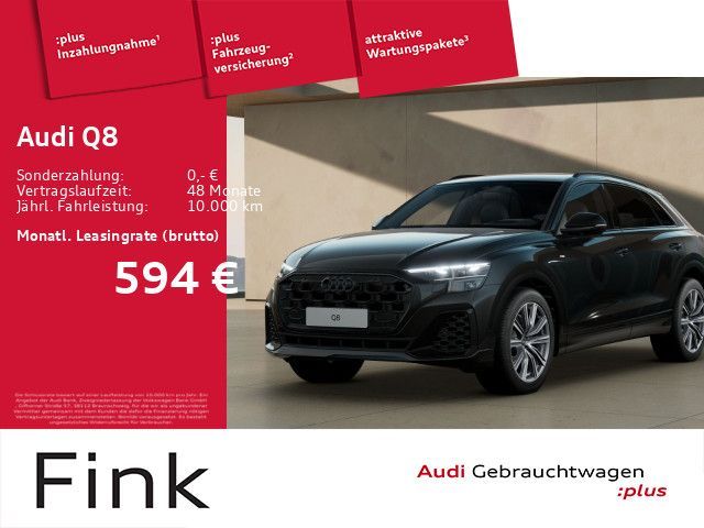 Audi Q8 SUV Q8 55 TFSI quattro S line HuD Matrix AHK Leasing