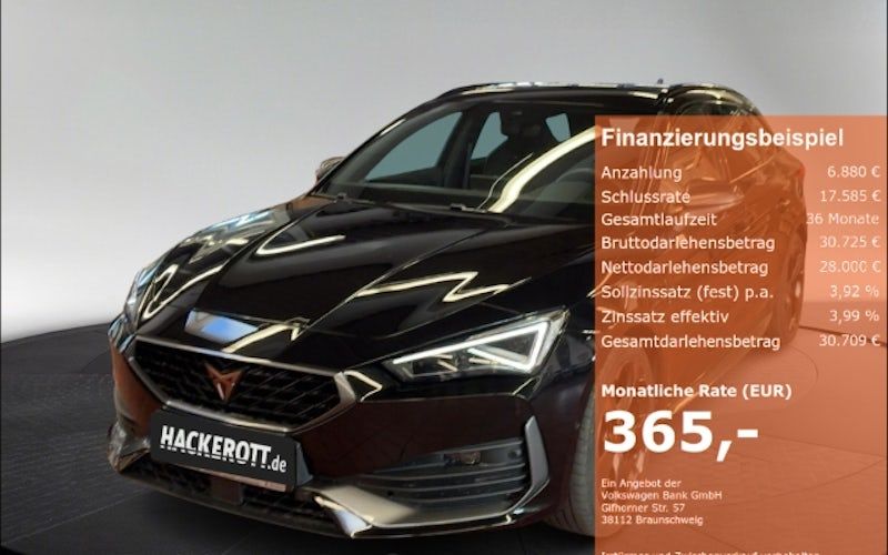 Cupra Cupra-leon-st 1.4 E-HYBRID 150kW DSG Sportstourer 5dr Kauf