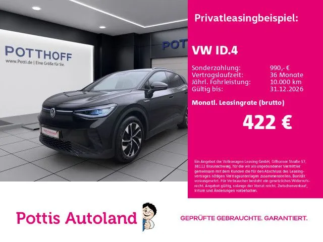 Volkswagen ID.4 PRO PERFORMANCE AHK KAMERA NAVI SITZHZG