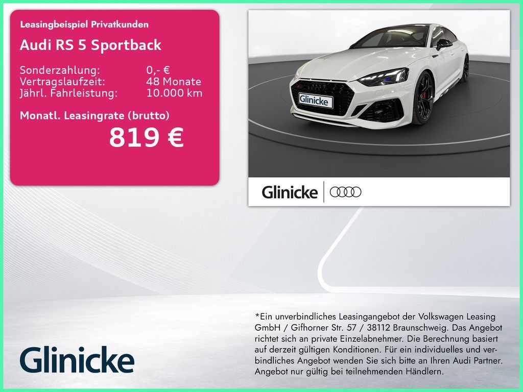 Audi RS5 Sportback comp. plus RS-Abgas Pano LM 20