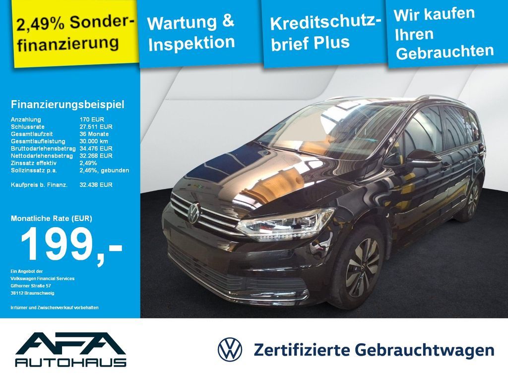 Volkswagen Touran 1.5 TSI GOAL DSG 7Sitze*AHK*LED*Navi*ACC Leasing