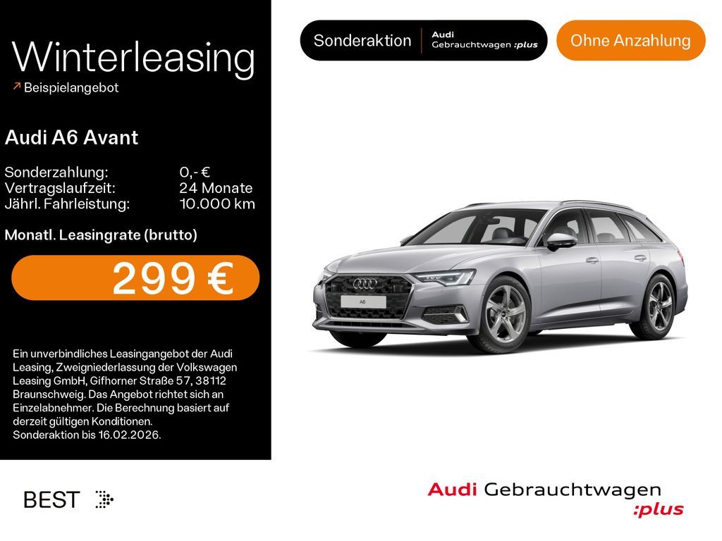 Audi A6 Avant 45 TFSI advanced*NAVI-PLUS*MATRIX*KAMER Leasing