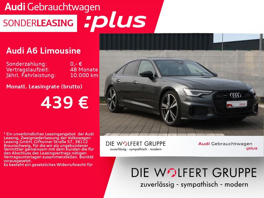 Audi A6 Limousine S line 50 TFSI e quattro *0,5%*PANO Leasing