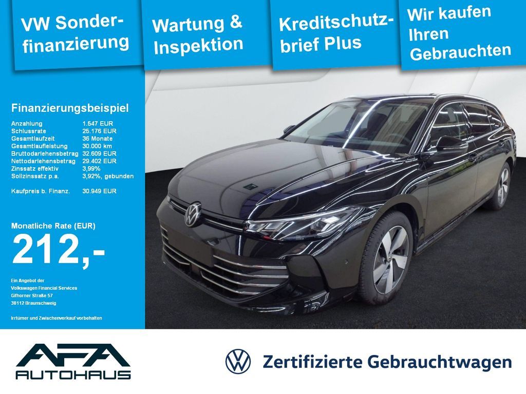 Volkswagen Passat Var. 1.5 eTSI Business DSG AHK*NAV*RFK*AC Leasing