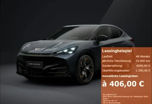Cupra Tavascan Endurance 210 KW / (286 PS) / 77 KWh 5dr
