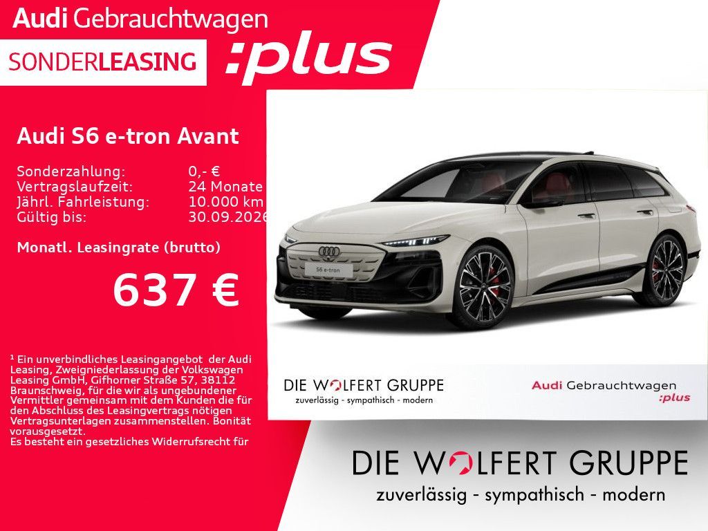 Audi S6 Avant e-tron edition one beige SITZBELÜFTUNG Leasing