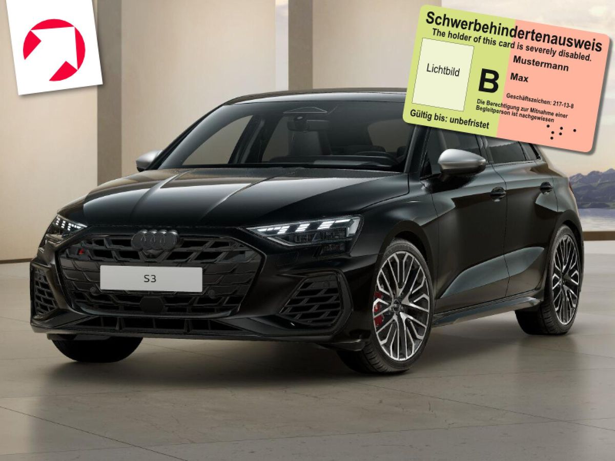 Audi S3 Sportback TFSI S tronic*MENSCHEN MIT EINER BEHINDERUNG*PANO*ACC*MATRIX* Leasing