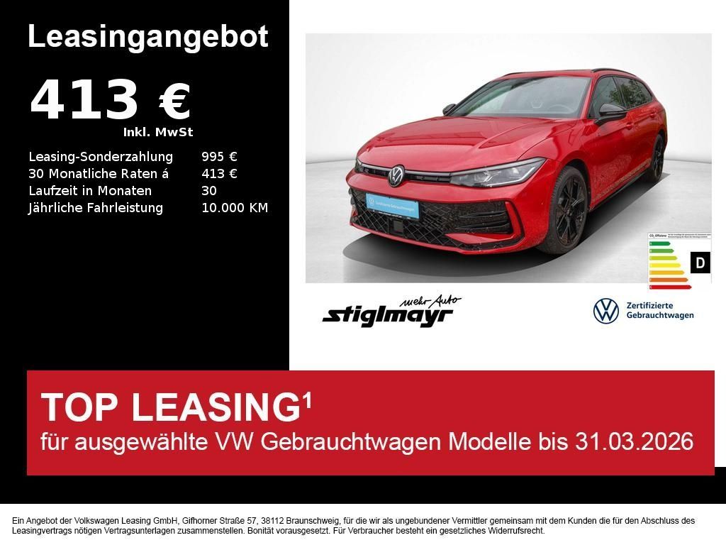 Volkswagen Passat R-Line 1.5 TSI eHybrid +R-Line+BlackStyle Leasing