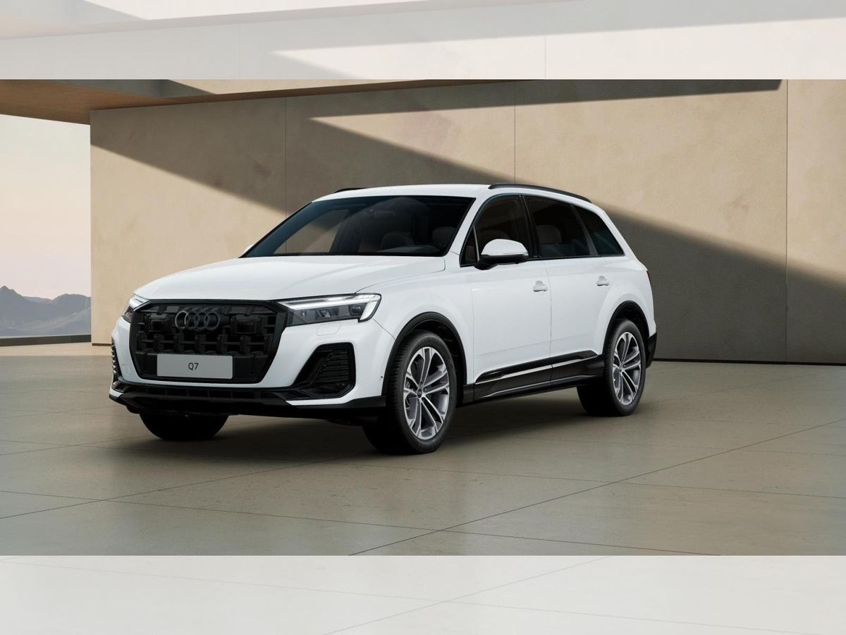 Audi Q7 S line 45 TDI quattro, AHK, Matrix, Standheizung, Optikpaket Schwarz, Allradlenkung, 8-Fach bereift Leasing