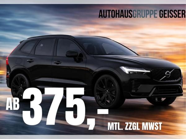 Volvo XC60 Black Edition Plus, T6 AWD Plug-in Hybrid, Elektrisch/Benzin Leasing