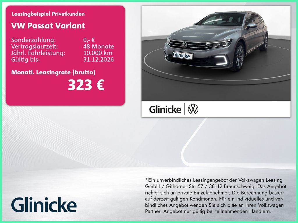 Volkswagen Passat Variant GTE AHK Pano Matrix LM 18