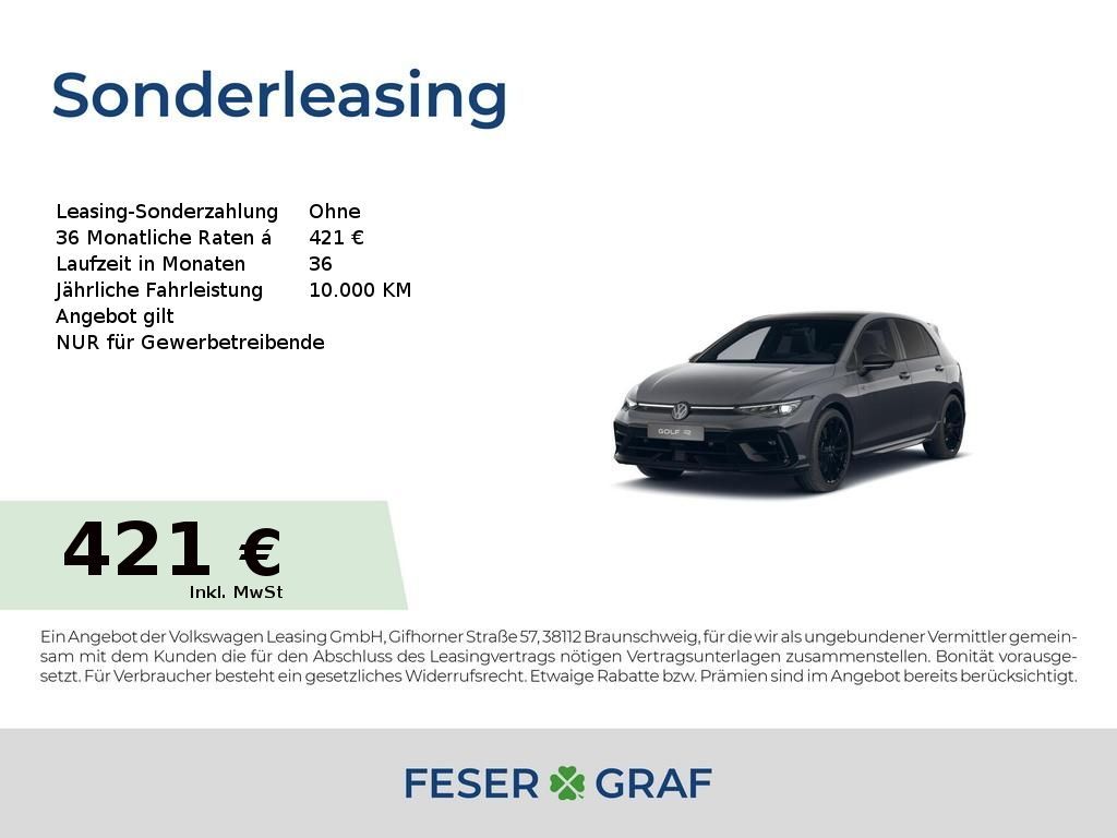 Volkswagen Golf R 2,0l TSI 4M 333PS DSG*PANO*360°*NAVI*ACC Leasing