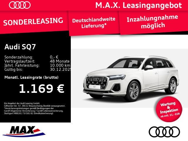 Audi SQ7 SUV TFSI #FREI KONFIGURIERBAR# Leasing