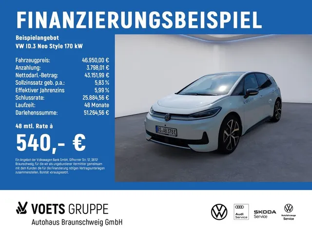Volkswagen ID.3 Neo Style 170 kW