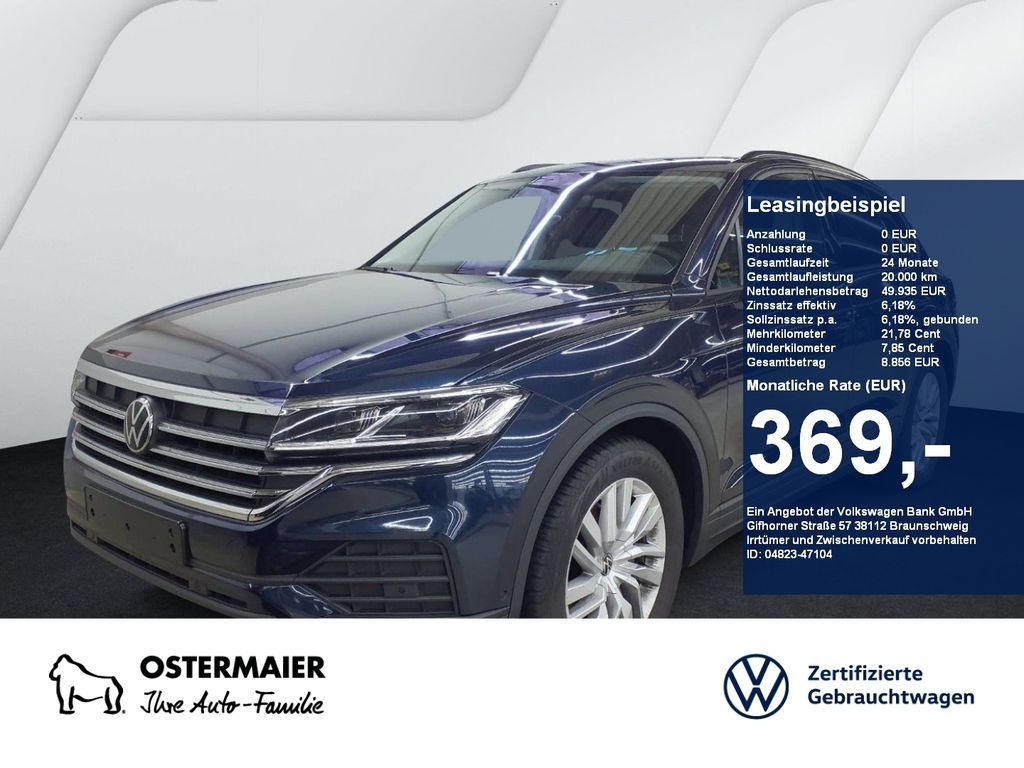 Volkswagen Touareg 3.0TDI 231PS NP.84T AHK.19 KAMERA.LEDER. Leasing