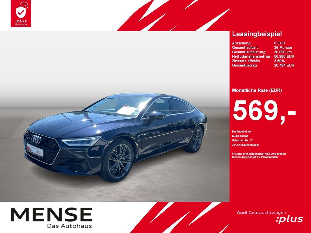 Audi A7 Sportback 50 TFSI e quattro S tronic AHK|HUD Leasing
