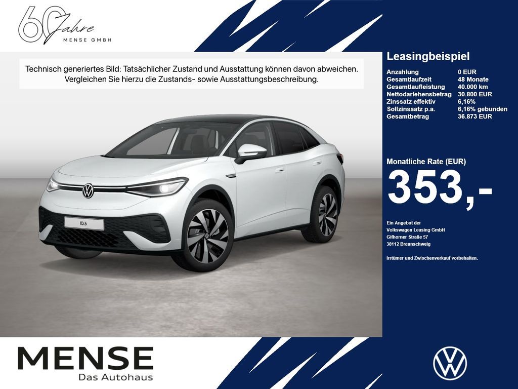 Volkswagen ID.5 Pro Performance IQ.Light Matrix CarPlay AHK Leasing