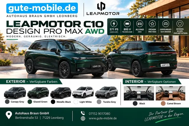 Leapmotor AWD 571ps ProMax MJ27 Abholung in 71229