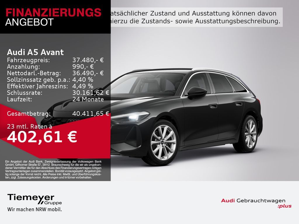 Audi A5 Avant TFSI LM18 SPORTSITZE KAMERA eSITZE Leasing