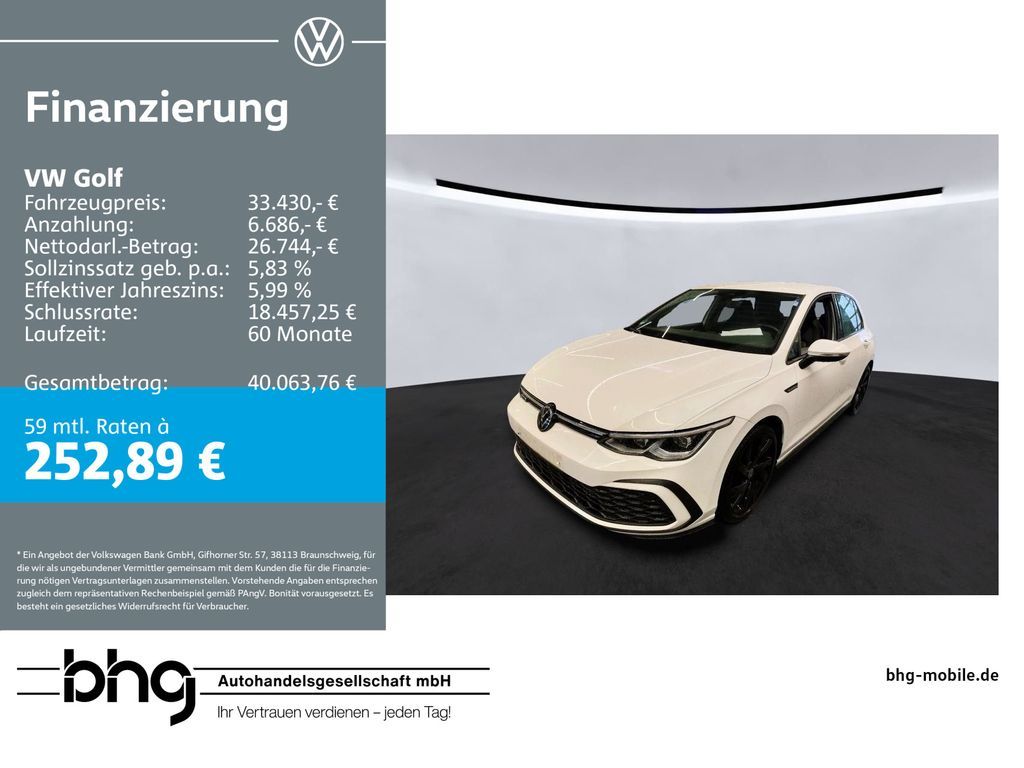 Volkswagen Golf 2.0 TDI DSG GTD #18` BERGAMO #LED #APP #LAN Leasing