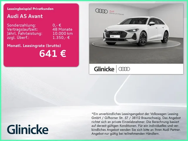 Audi A5 Avant e-hybrid quattro 220 kW NEUBESTELLUNG