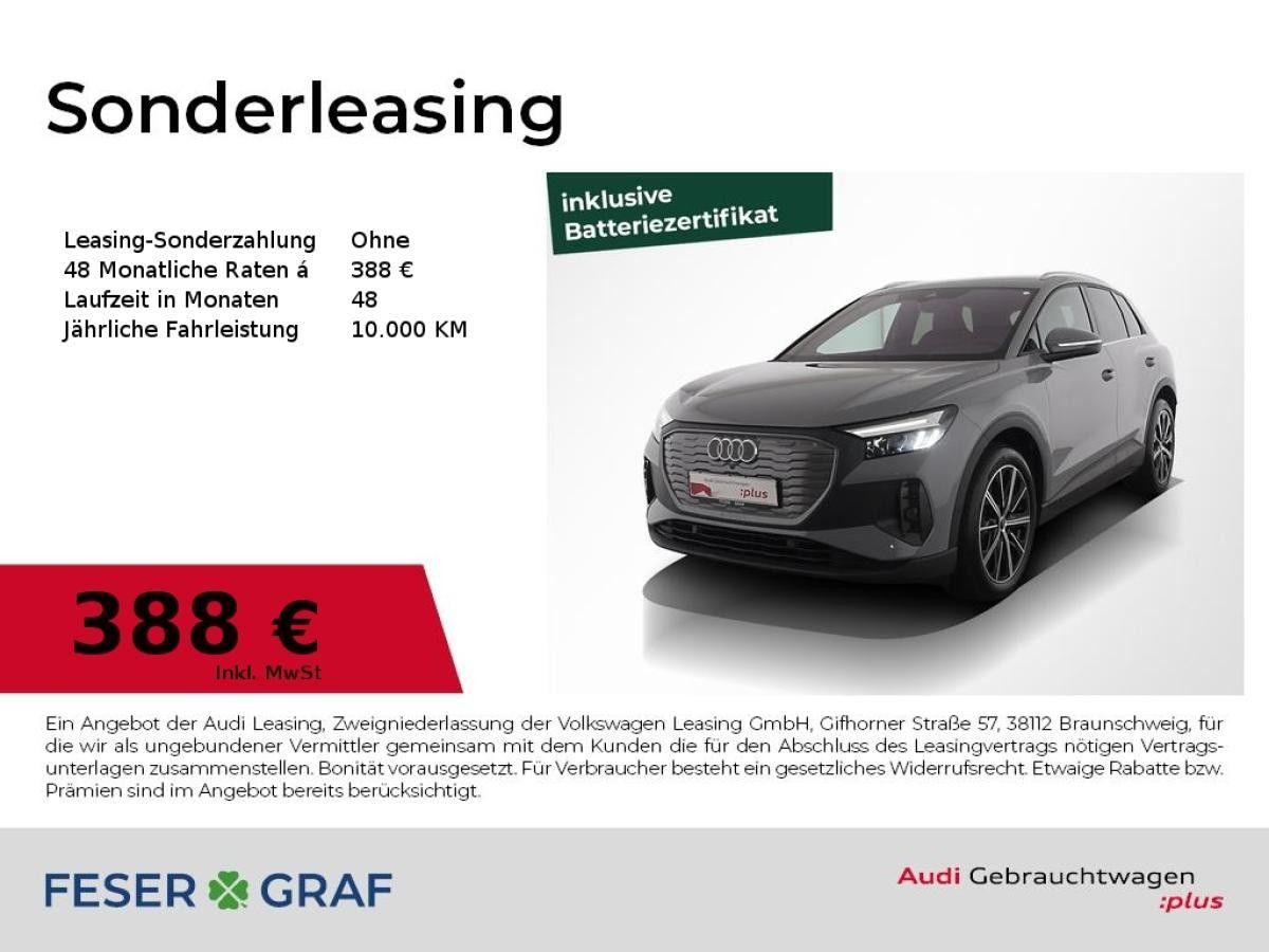Audi Q4 e-tron 35 S line/Wärmepumpe/AHK/ParkAssist/AC Leasing