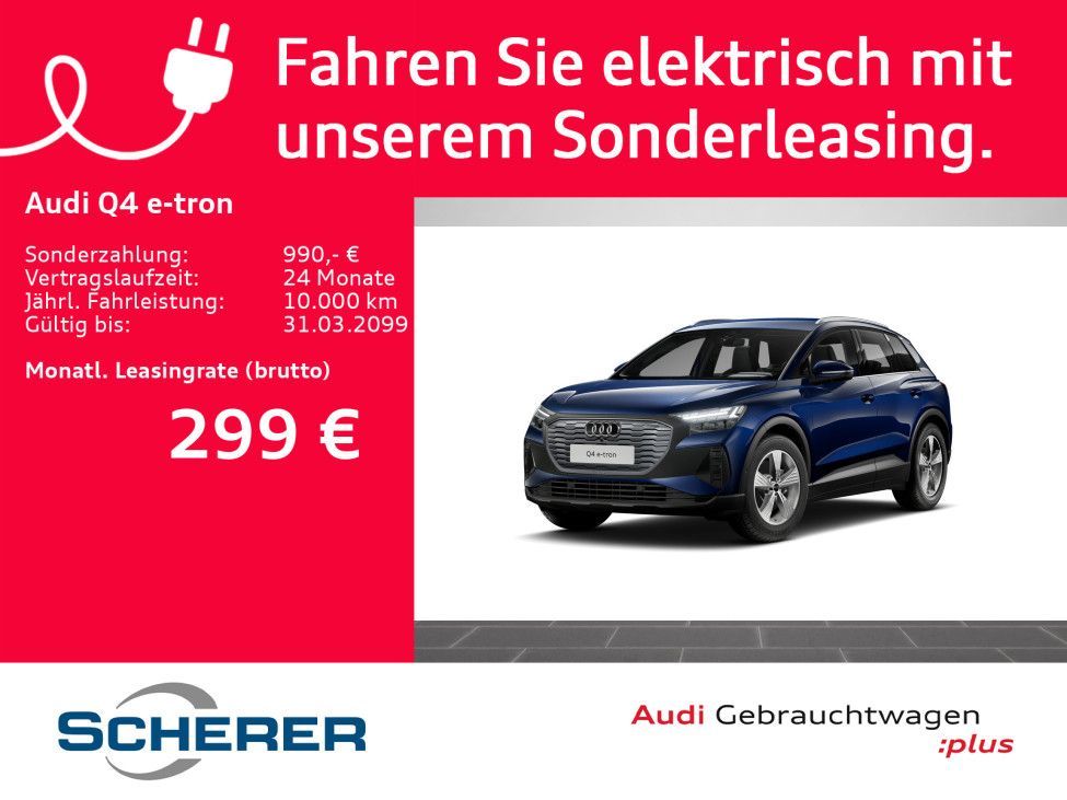 Audi Q4 e-tron 40 NAVI+KAMERA MATRIX Leasing