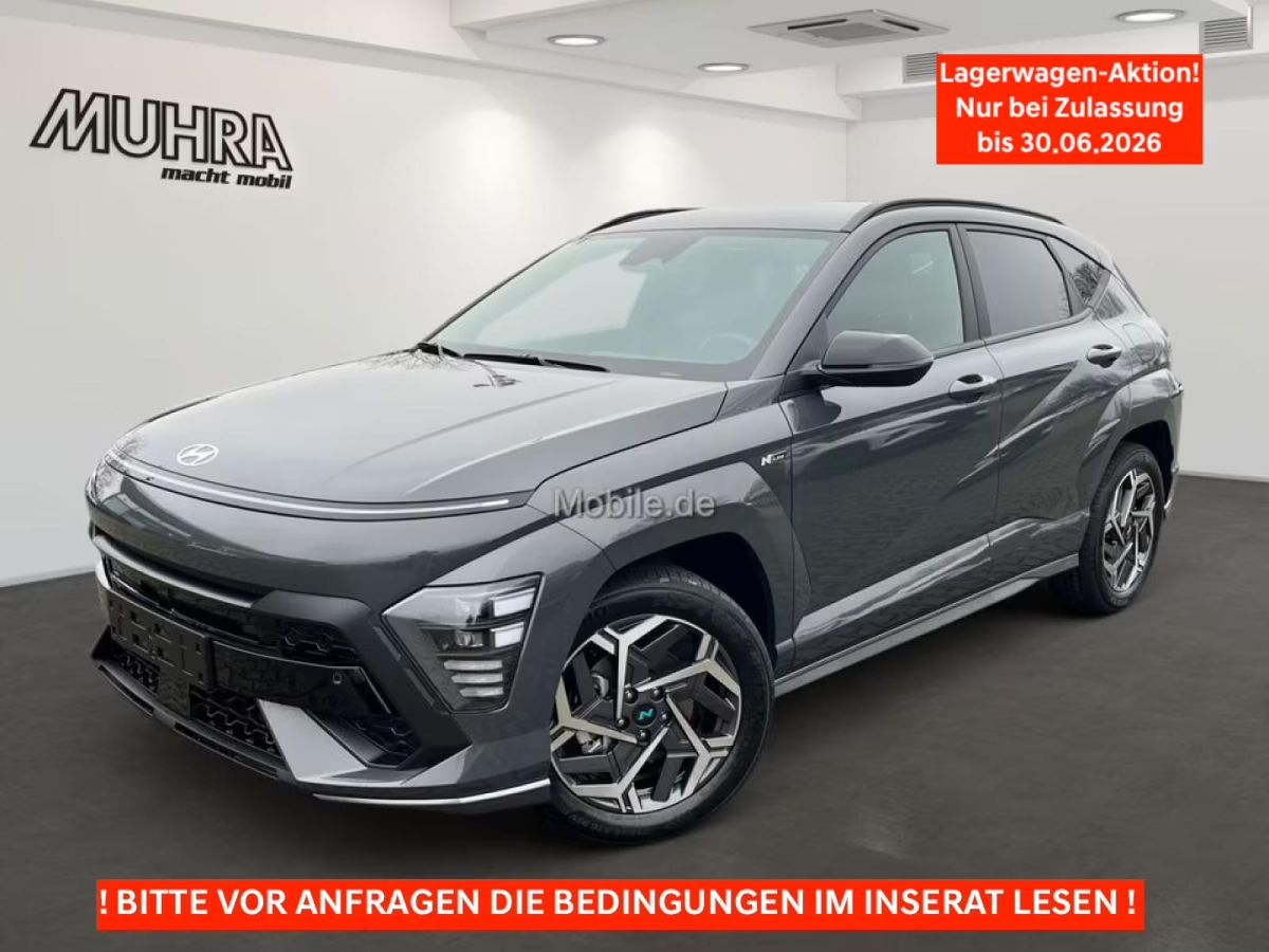 Hyundai KONA 1.6 T-GDI 180PS DCT N LINE |Zulassung bis 30.06.26! Leasing