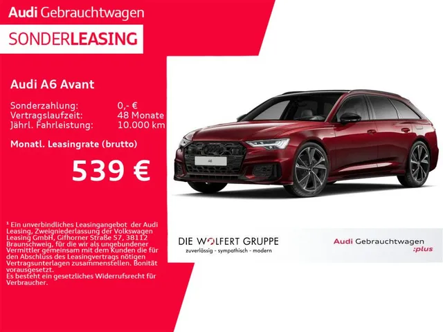 Audi A6 Avant S line 50 TFSI e quattro 0,5%*UPE 108T€