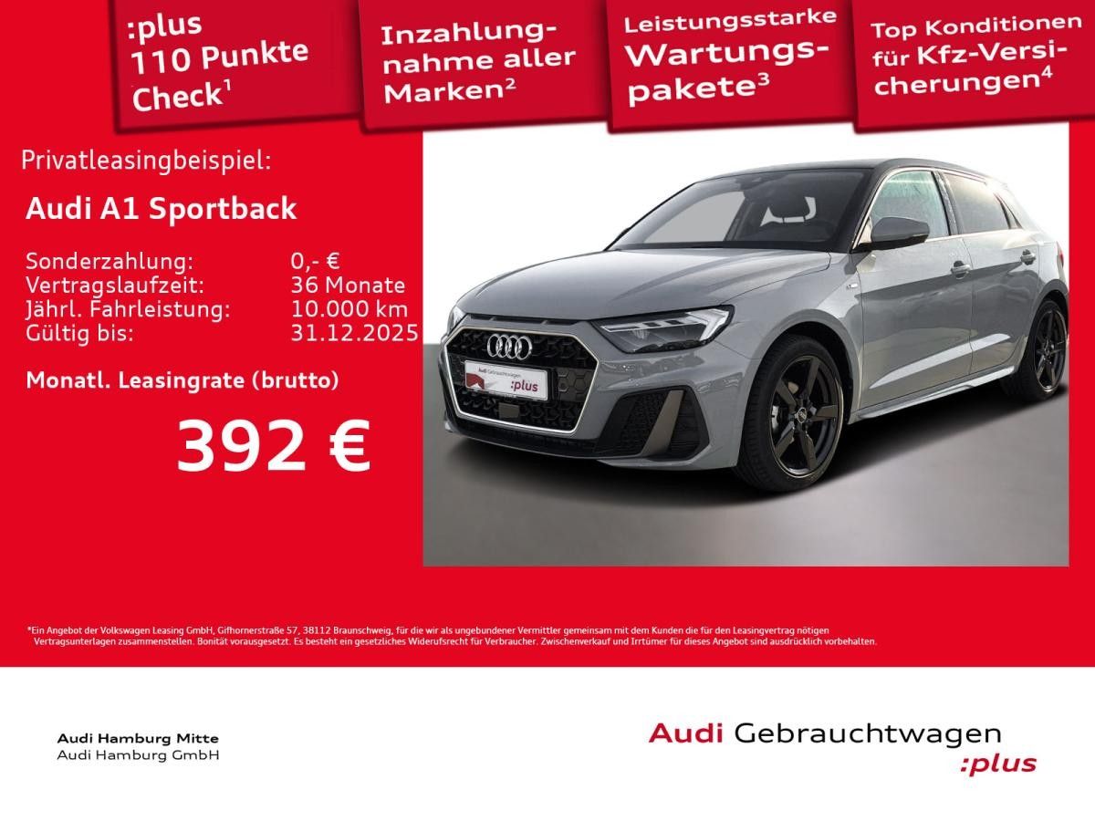 Audi A1 Sportback 25 TFSI S line S tronic LED PDC Virtual Leasing
